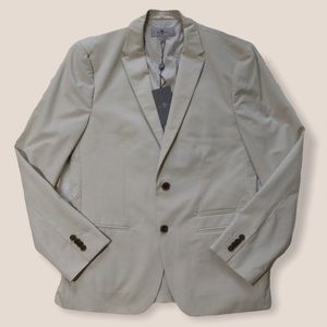 7FAM Cream 2-Button Blazer